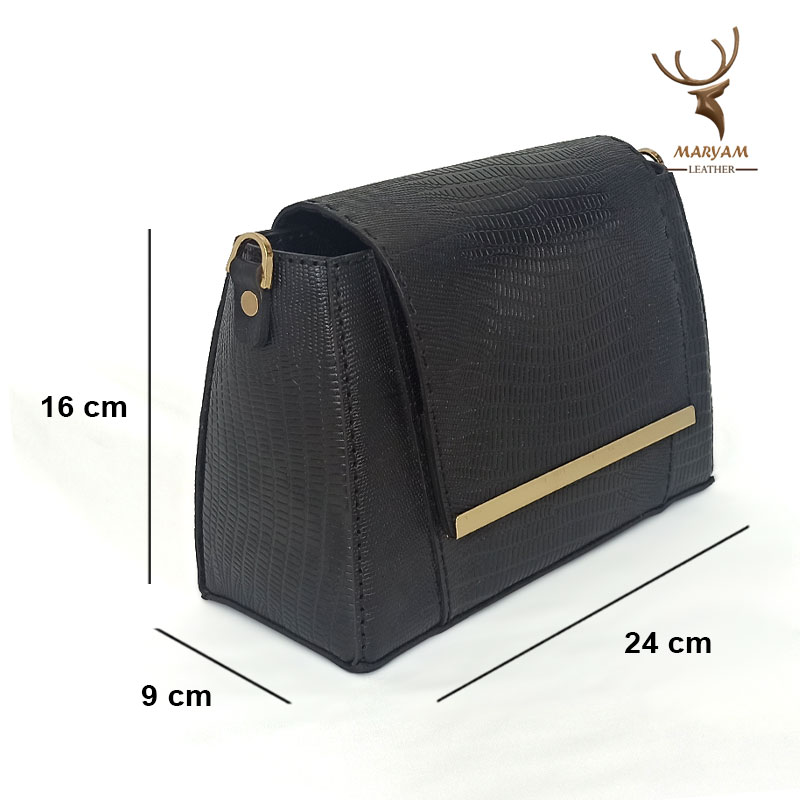 کیف زنانه چرم طبیعی مدل KG08 - 06